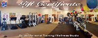 gift certificate fit for life